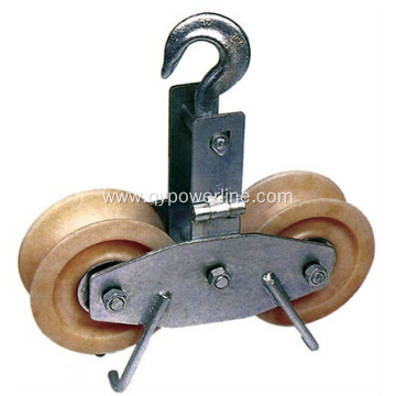 Double-wheel Stringing Cable Pulley